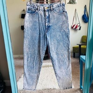 Vintage 80’s Palmetto Acid Wash Distressed Jeans